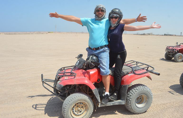 Private Quad Tour für Familien mit Kindern in El Gouna