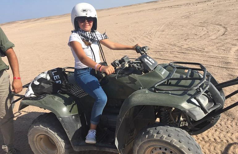 Private Quad Tour für Familien mit Kindern in El Gouna