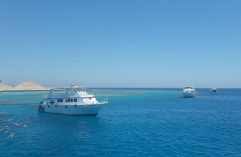 Ausflug von El Gouna zur Paradies Insel mit dem Boot 