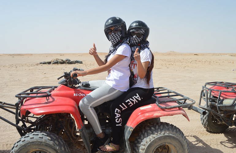 Quad Fahren El Gouna: Privat, sportlich oder langsam - Abenteuer Wüste wie Sie es wünschen