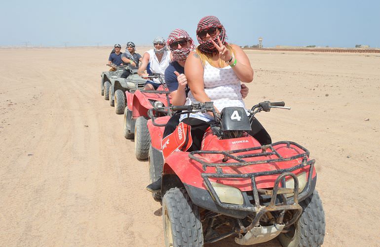 Quad Fahren El Gouna: Privat, sportlich oder langsam - Abenteuer Wüste wie Sie es wünschen