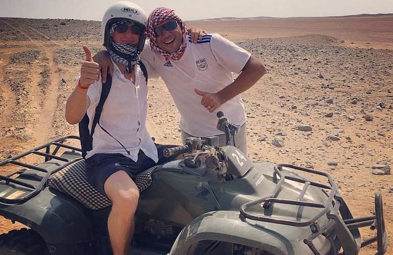 Quad-Tour am Nachmittag durch die Wüste von El Gouna 