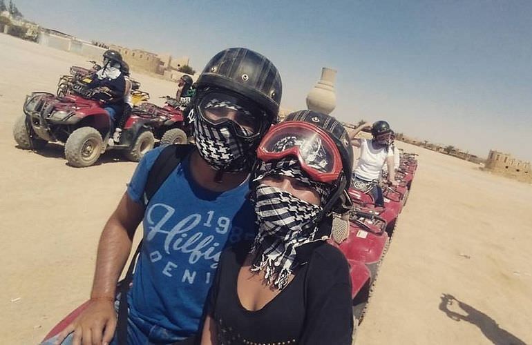 Quad-Tour am Nachmittag durch die Wüste von El Gouna 