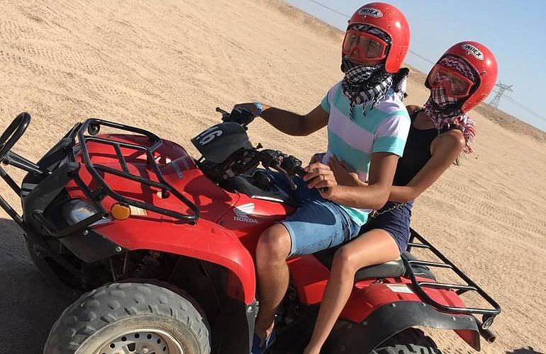 Quad-Tour am Nachmittag durch die Wüste von El Gouna 