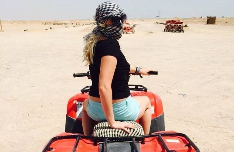 Quad-Tour am Nachmittag durch die Wüste von El Gouna 